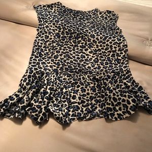 Rebecca Taylor Cheetah print top